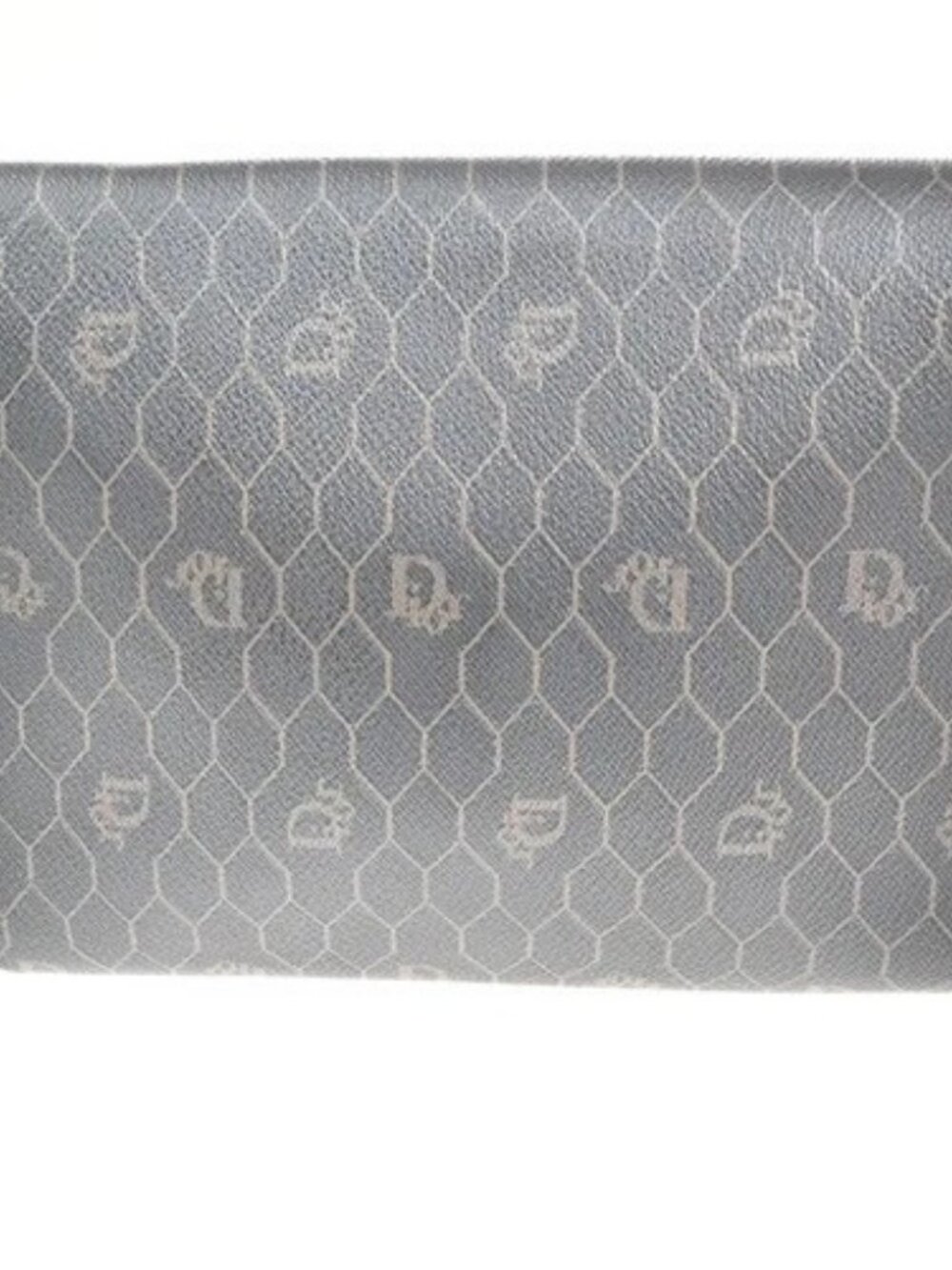 CHRISTIAN DIOR Logo Honeycomb Mini Shoulder Bag PVC Leather BLack GHW 61CA697 - Picture 3 of 15